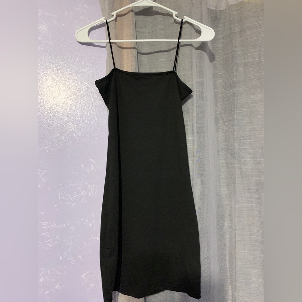 Mini black dress